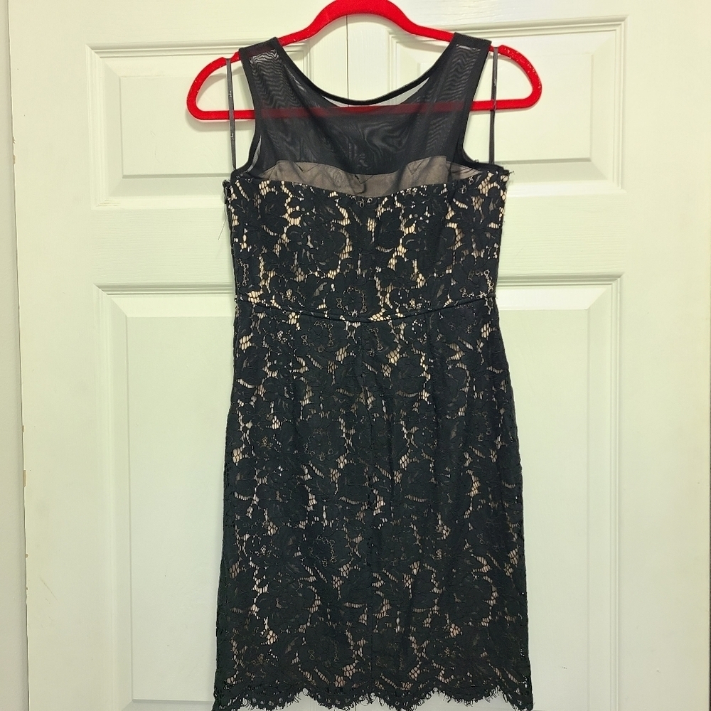 Lulus Black Sheath Cocktail Dress with Scoop Neck - Picture 4 of 9
